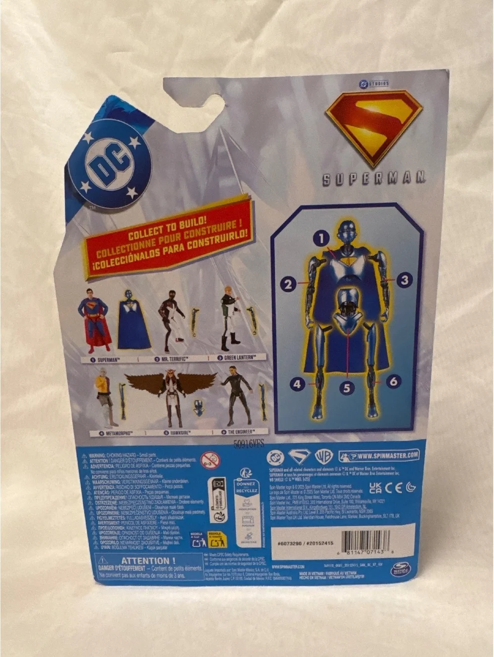 DC Superman Action Figure with Build-A-Figure Part
